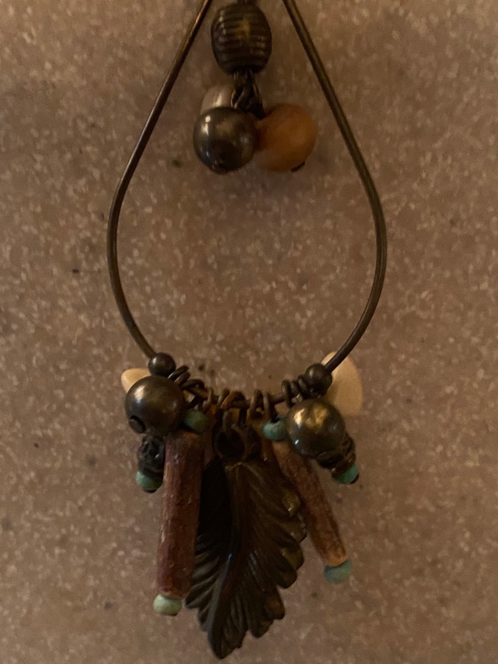 AVON Y2K BOHO WESTERN DANGLE CHARM EARRINGS - Picture 5 of 5
